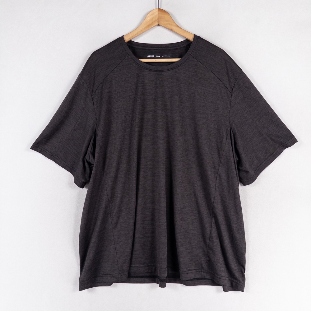 REI Co-op Active T Shirt Mens 3XL Black Gray Space Dye Short Sleeve Hiking